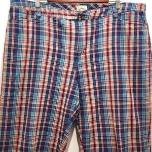 L.L. Bean Size‎ 20 Petite Preppy Plaid Capris